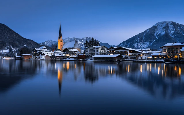 Blue Hour at Tegernsee