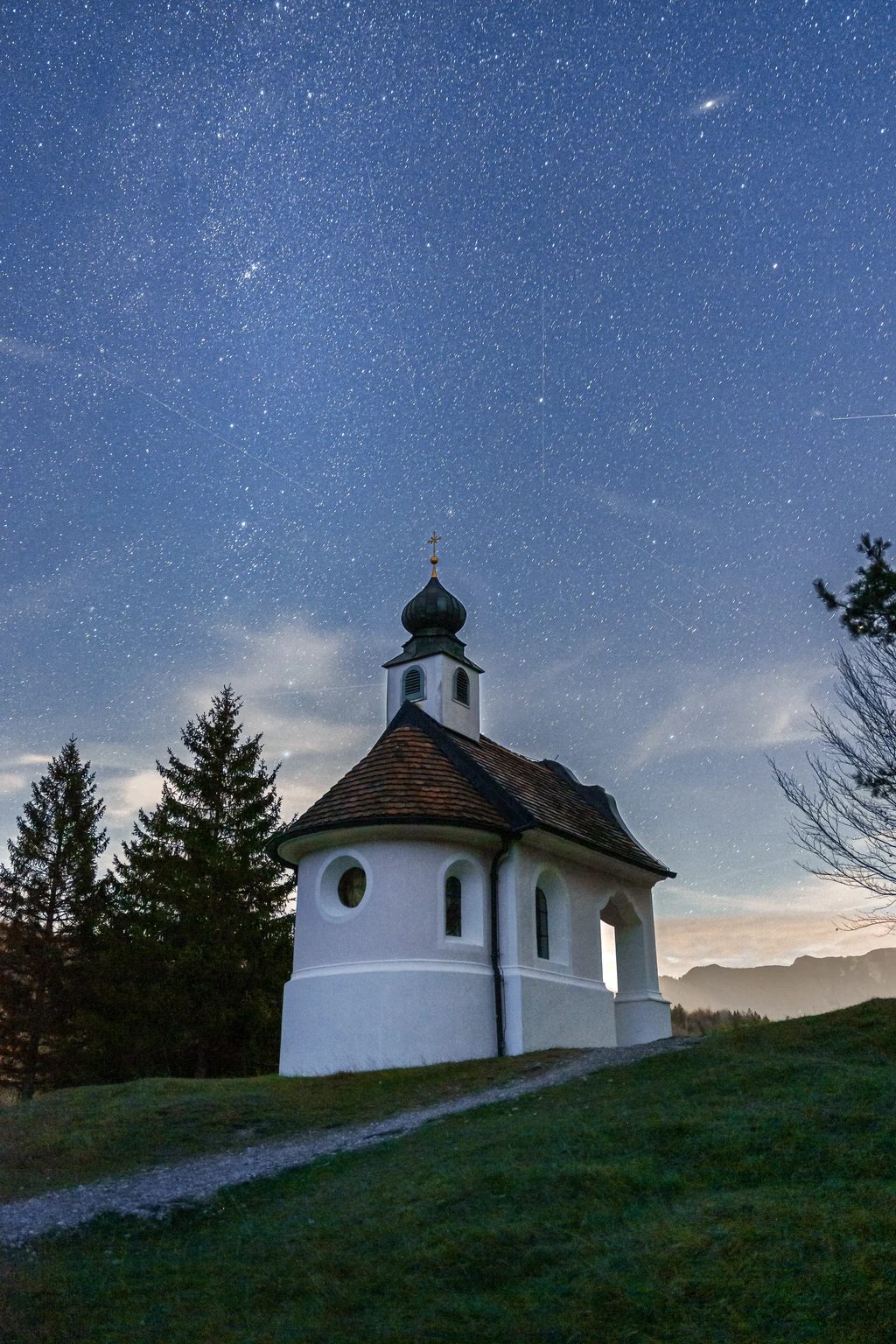 Stars rise over the Church