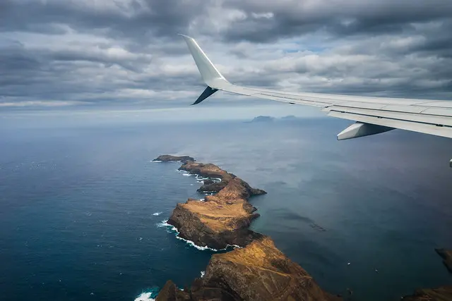 Madeira - Ponta de São Lourenço from Plane
