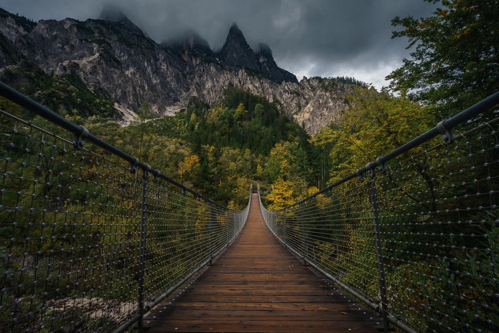 Suspension Bridge in Berchtesgaden