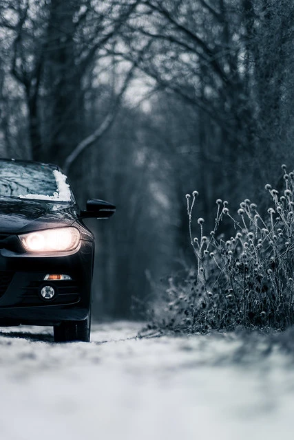 VW Scirocco in Winter