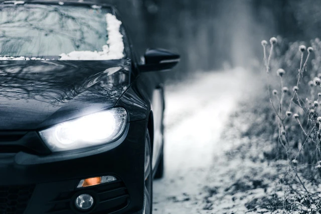 VW Scirocco in Winter