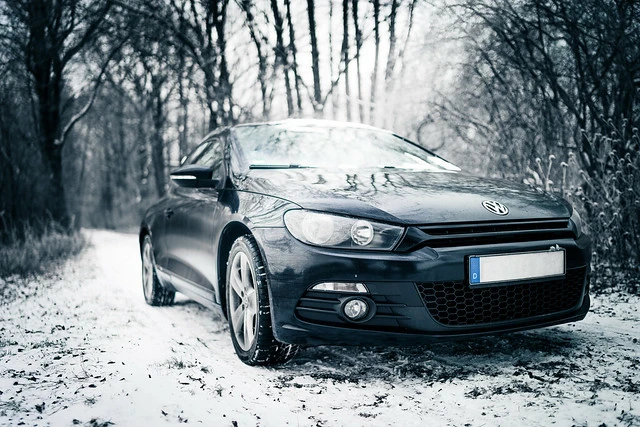 VW Scirocco in Winter