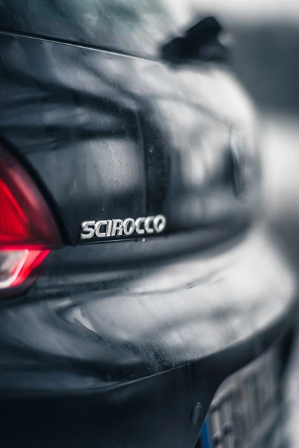 VW Scirocco in Winter